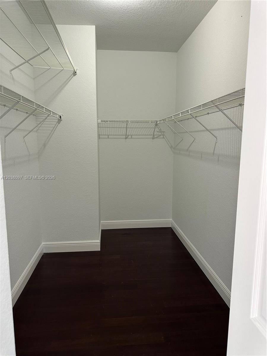 Coral Lakes Kingdom townhouse — kitchen with microwave and refrigerator — 2555 SW 147th Path Miami FL 33185