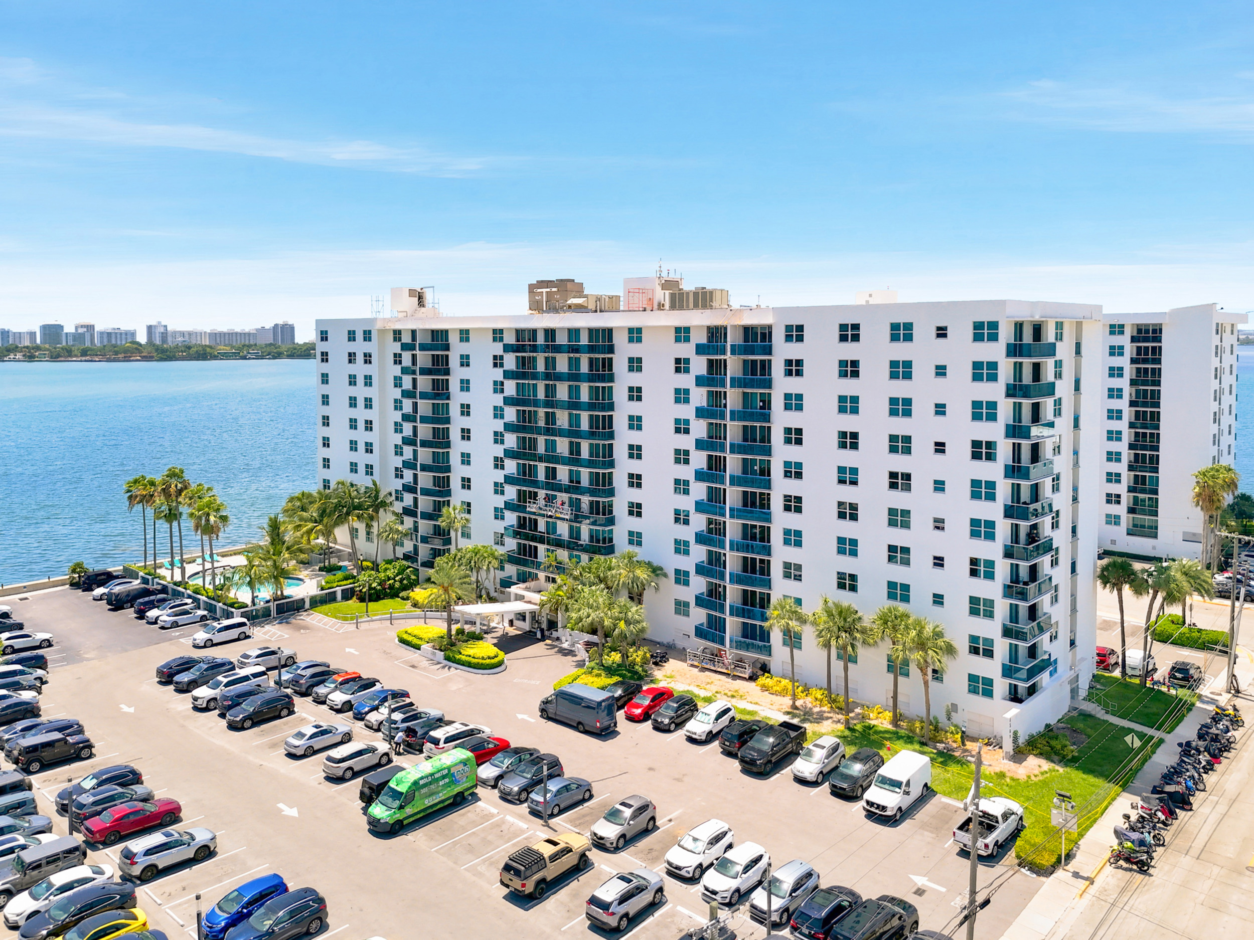 Treasures on the Bay II — bright living area with natural light — 7501 E Treasure Dr #2S North Bay Village FL