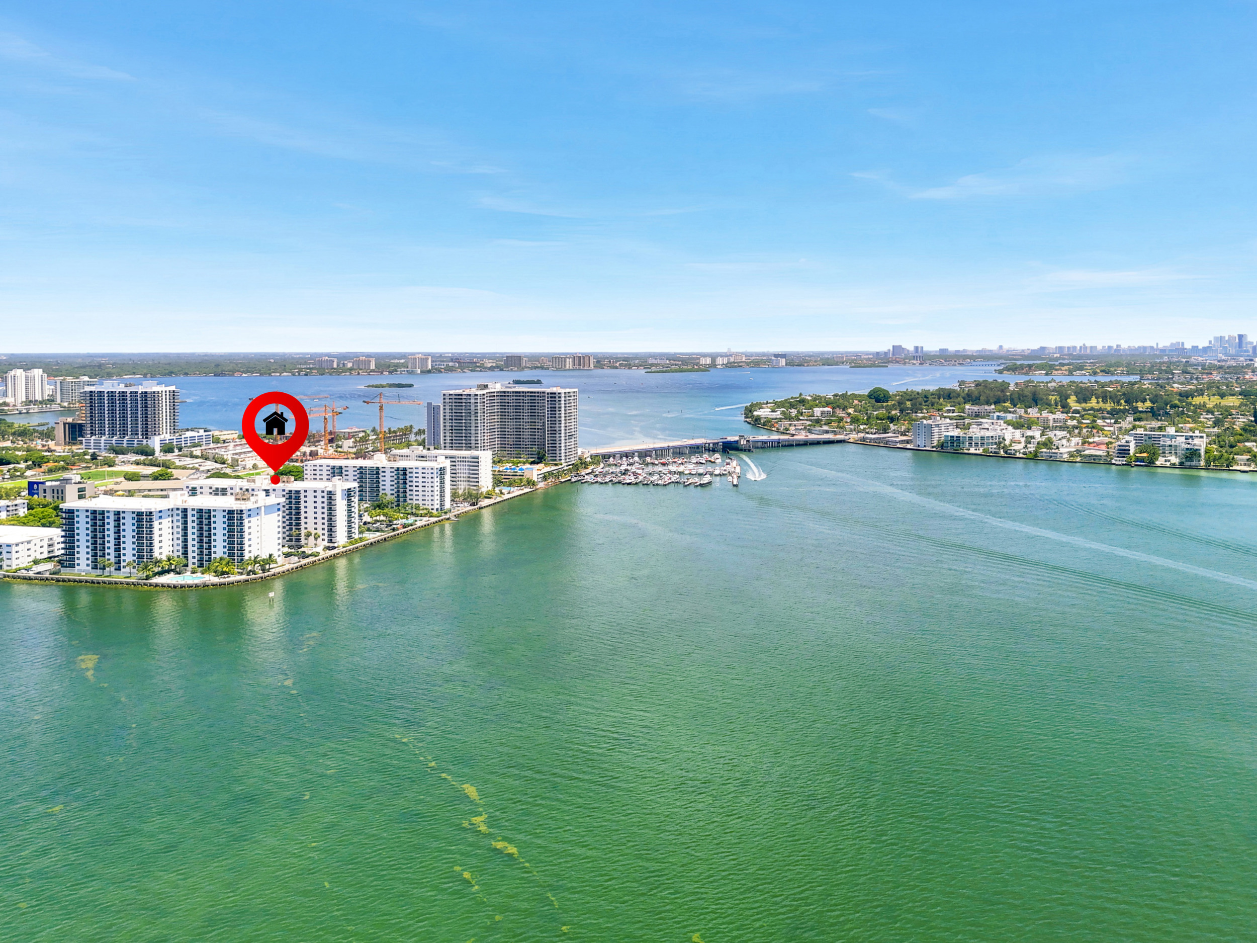 Treasures on the Bay II — entrance and lobby exterior — 7501 E Treasure Dr #2S North Bay Village FL